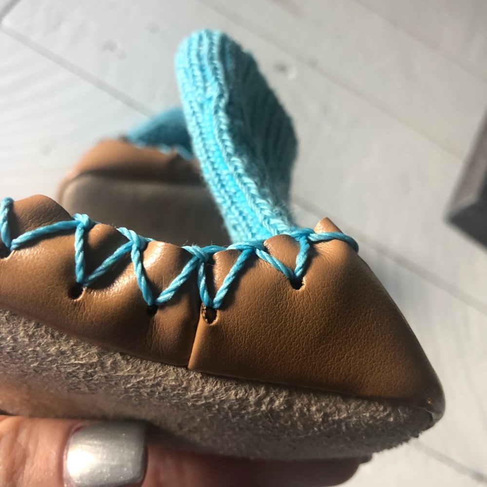 Hanna Andersson slipper sock Mocs sz: 0 - Picture 5 of 6